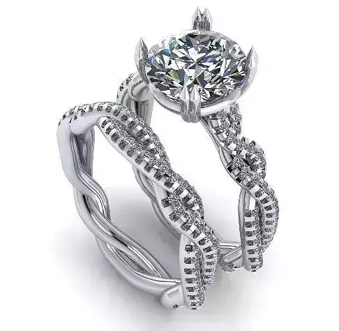 178   Beautiful rings for women 3D print model