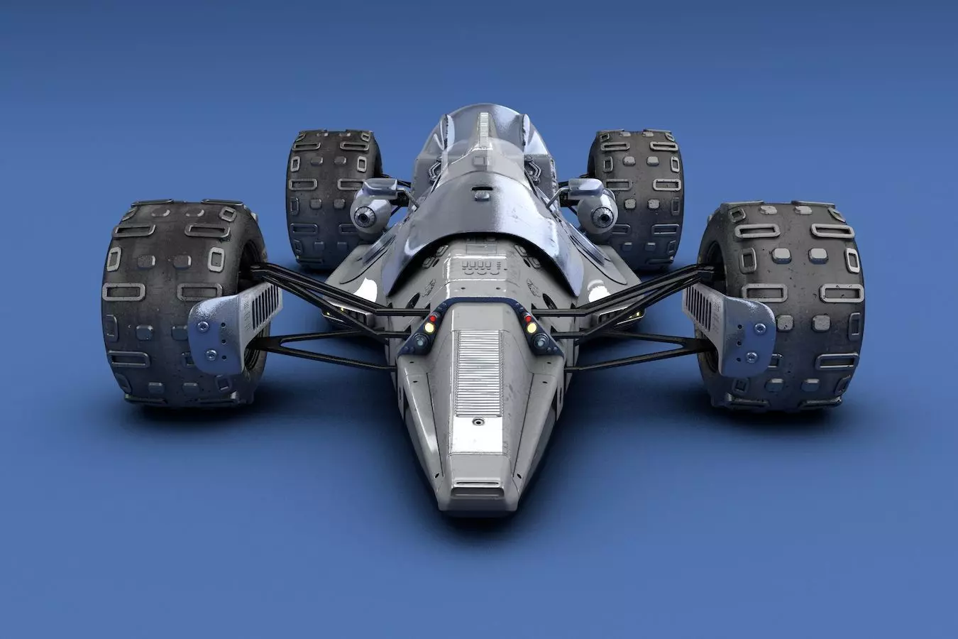 Futuristic F1 Racer 3D model_0