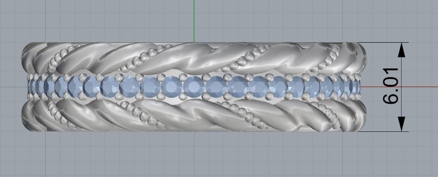 Beautiful ring 165 3D print model_2