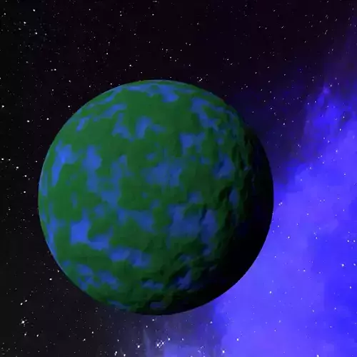 Planet 4 in space