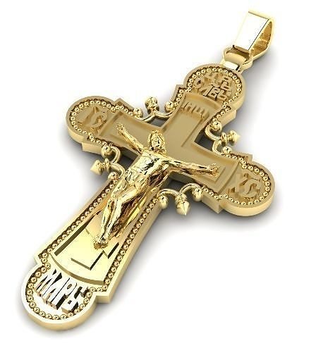 161 2  Pendant cross 3D print model
