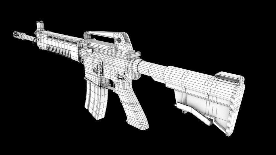 T91 Assault Rifle 3D model_9