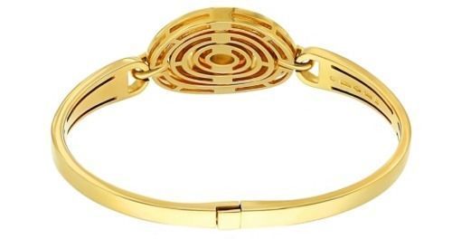 216Bracelet gold plated bracelet with enamel 3D print model_1