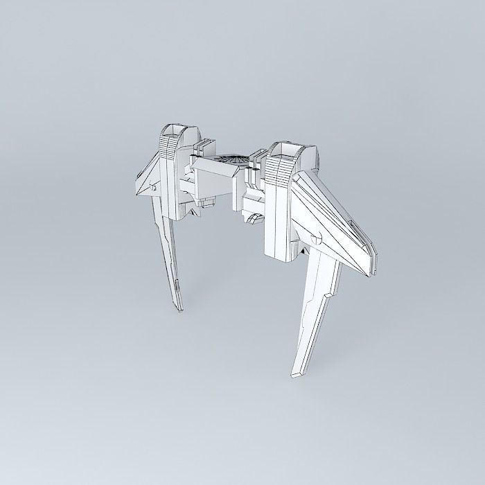 float system backpack Free 3D model_4