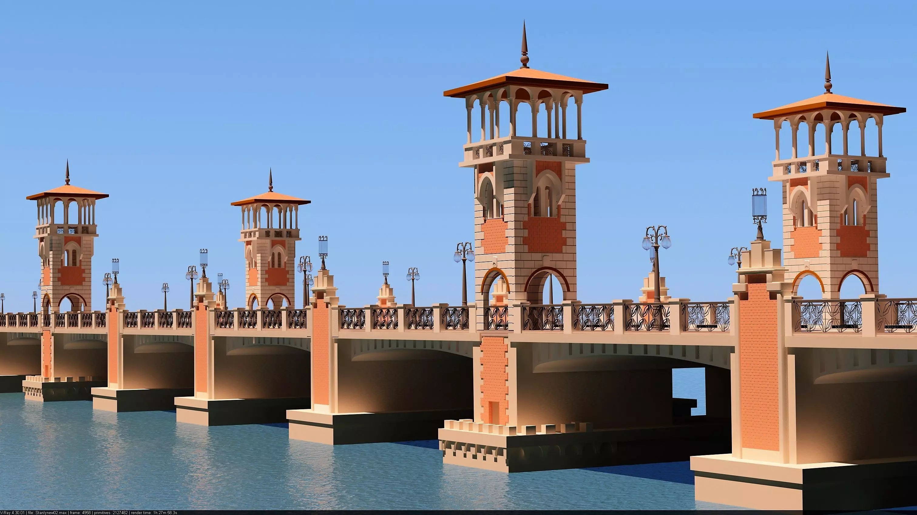 Stanley Bridge 3D model