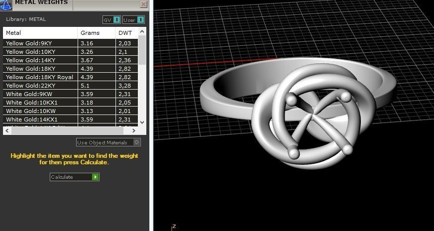 Female ring 289 3D print model_1