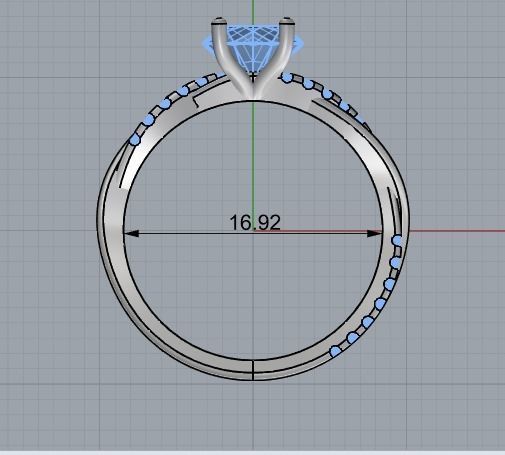Rings 286 3D print model_7
