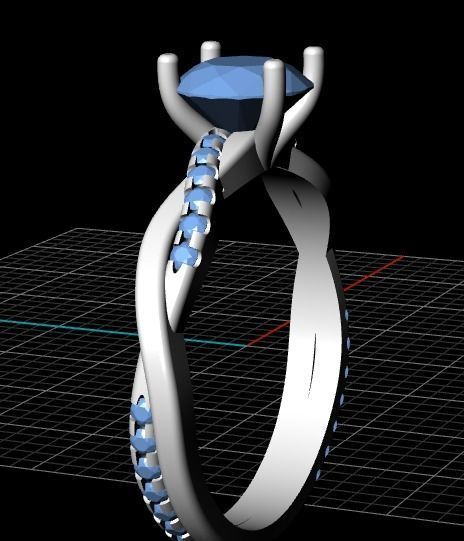 Rings 286 3D print model_4