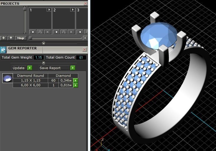 Rings 279 3D print model_6
