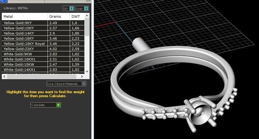  Womens ring 3D print model_6