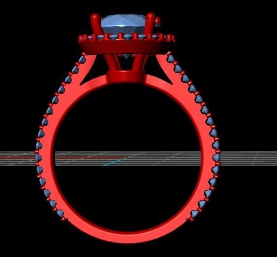 Ring for women 263 3D print model_3