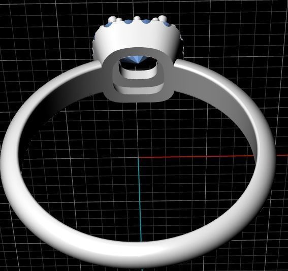 Female ring 258 3D print model_5