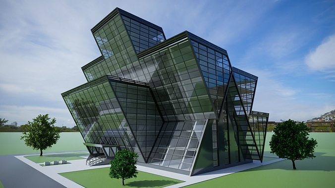 Office building 3D model