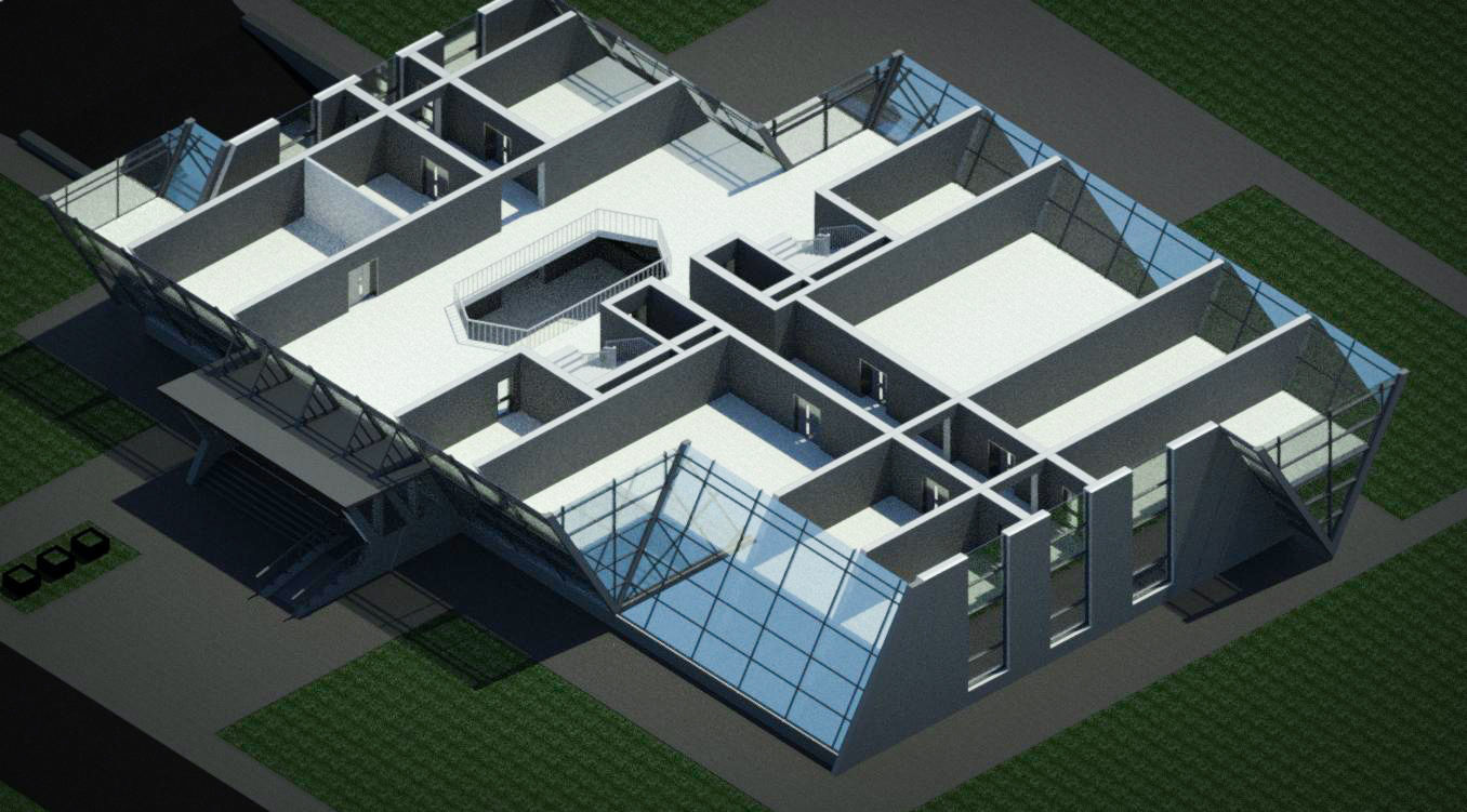 Office building 3D model_8