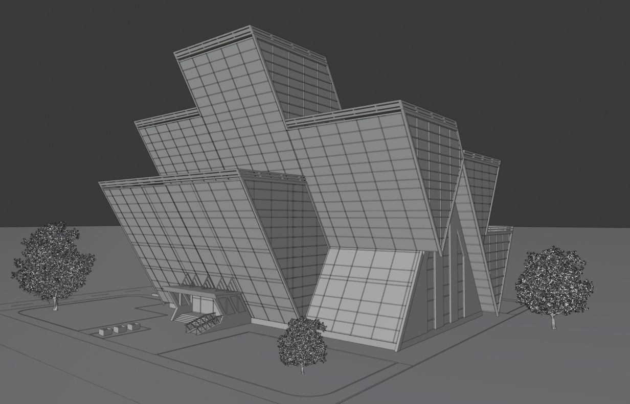 Office building 3D model_12