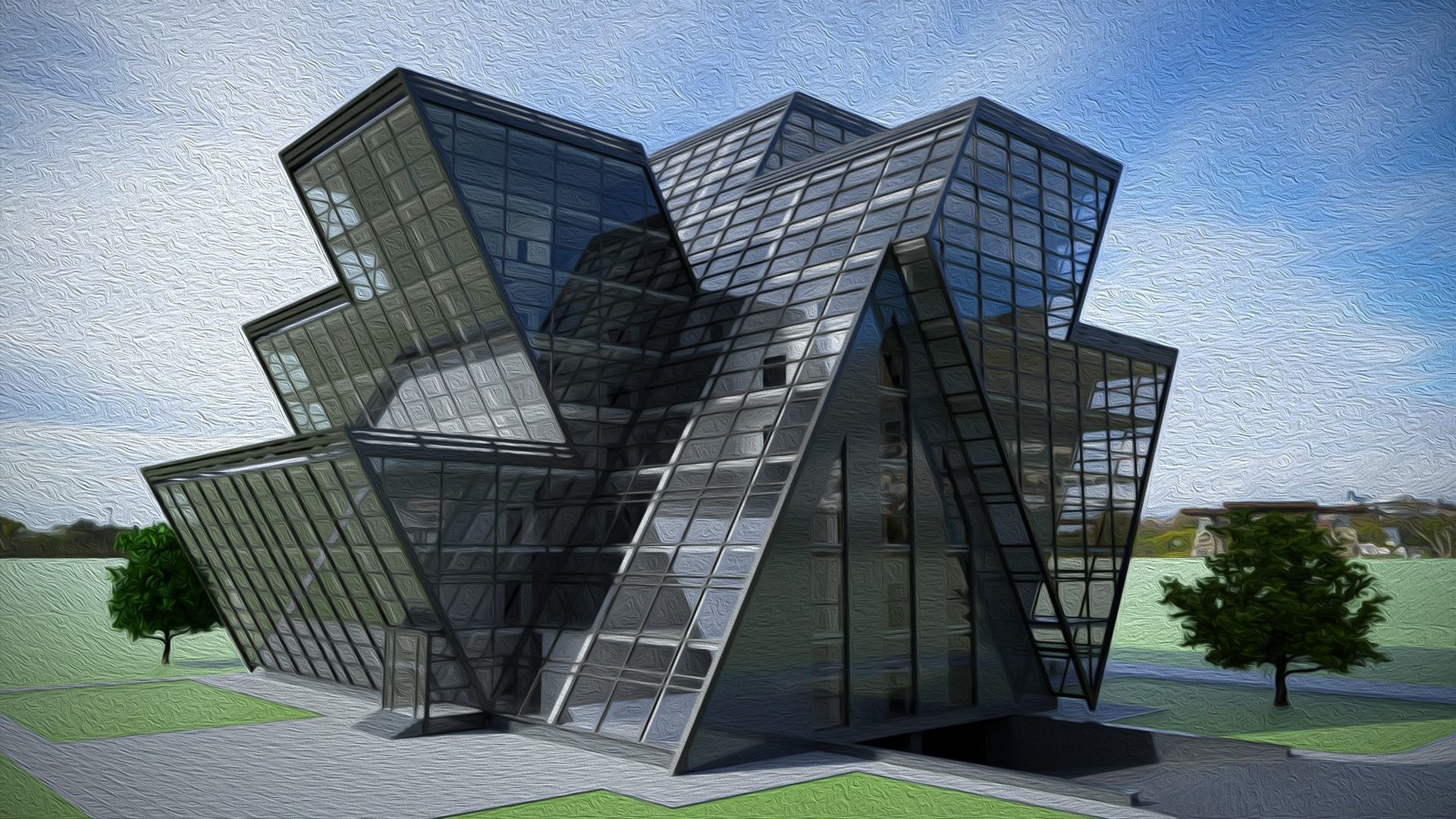 Office building 3D model_5