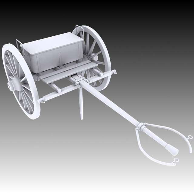 Napoleon M1841 6 Pounder Collection 3D model_9