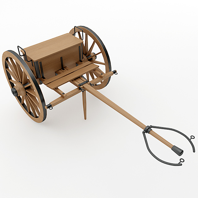 Napoleon M1841 6 Pounder Collection 3D model_1