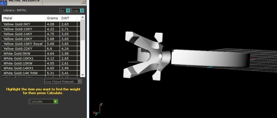 329 Female ring 3D print model_4