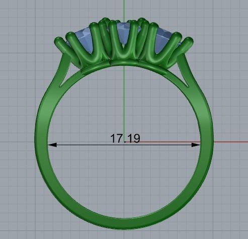 328 Female ring 3D print model_6