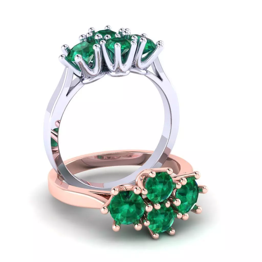 328 Female ring 3D print model_0