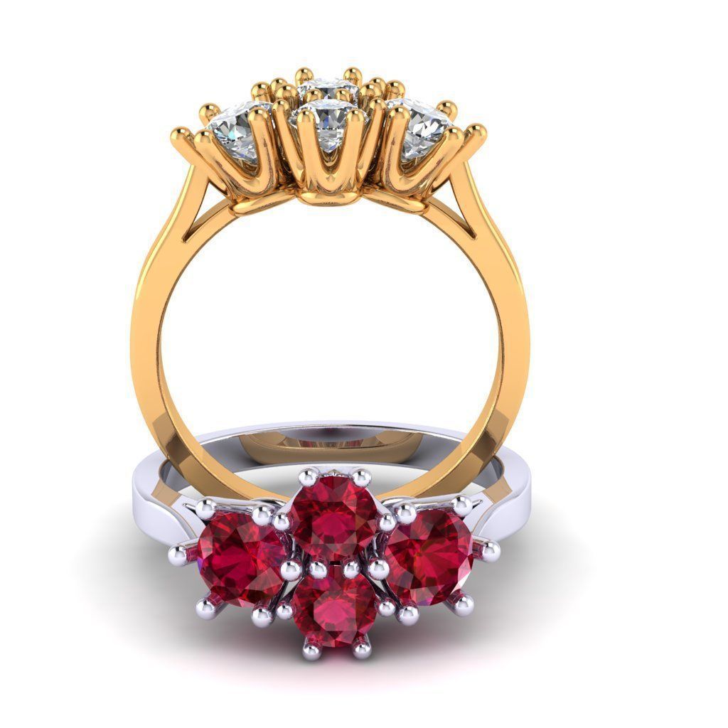 328 Female ring 3D print model_1