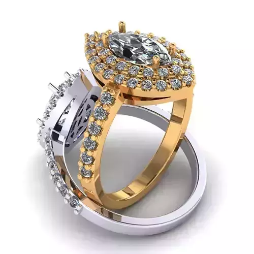 Ring with marquise   358