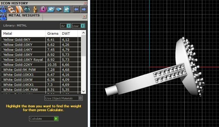 355 Ring oval stones and many small stones 3D print model_1