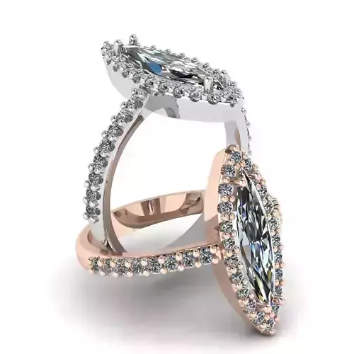   Marquise ring 353 3D print model
