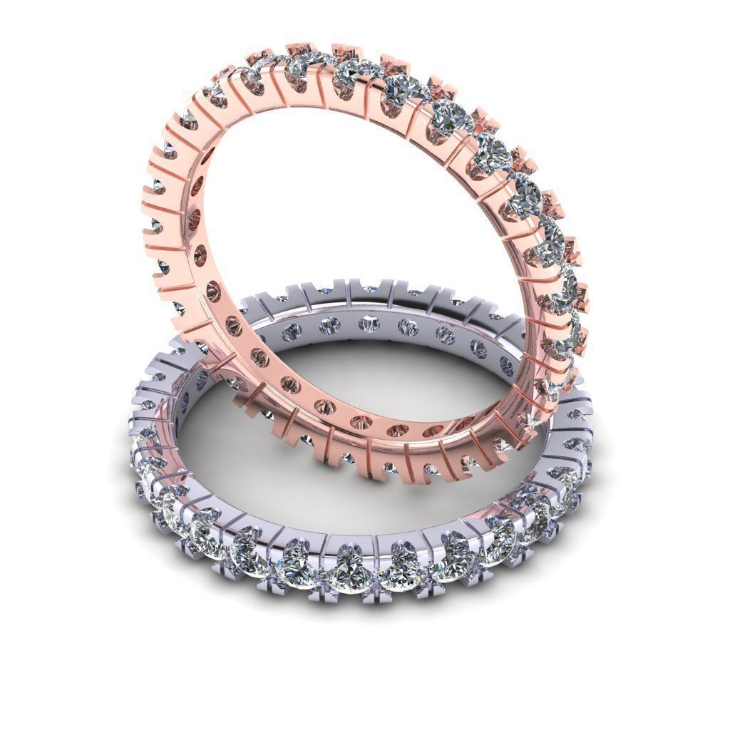 Engagement ring 349 3D print model_5