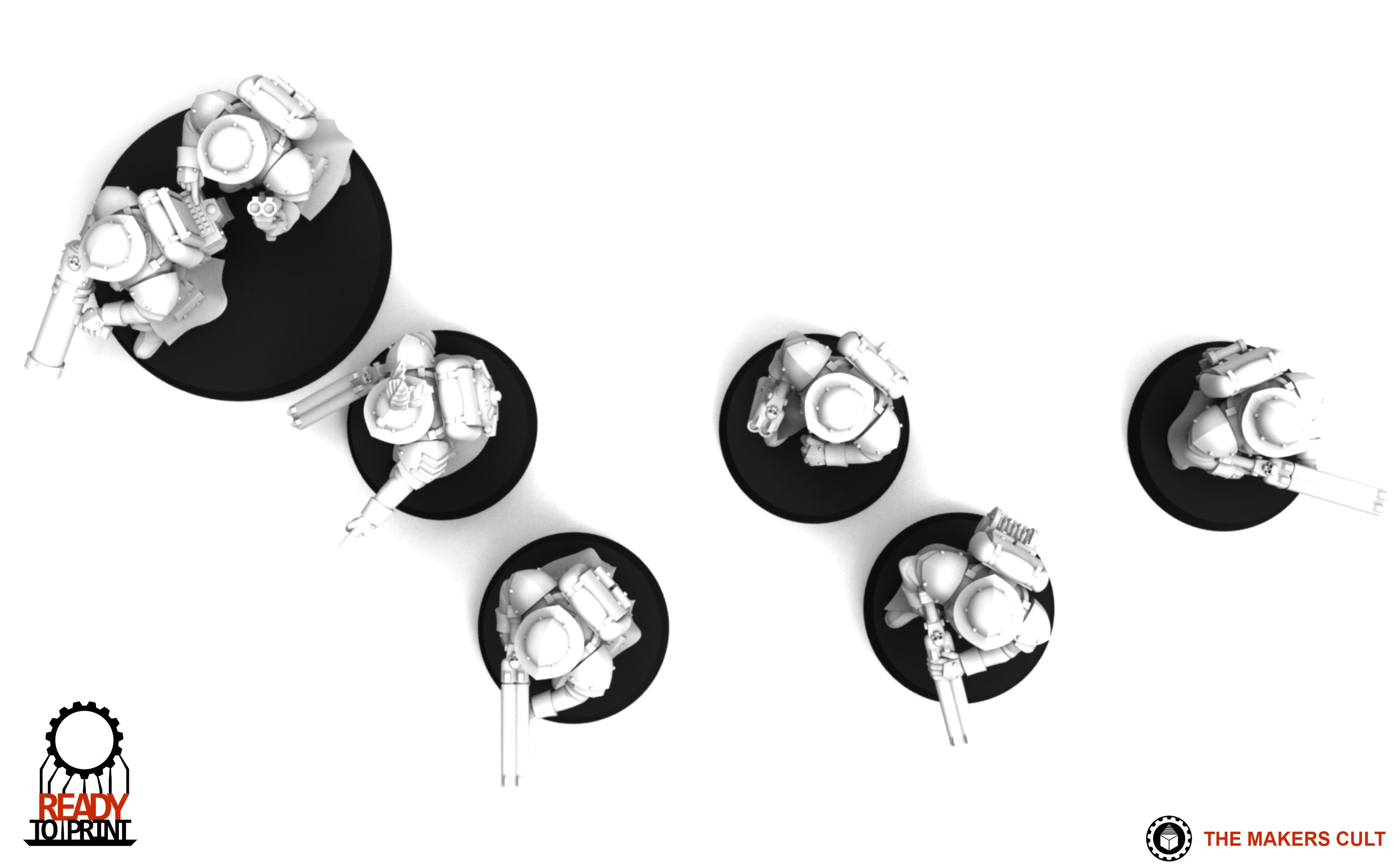 Feudal Guard Engineers 3D print model_21