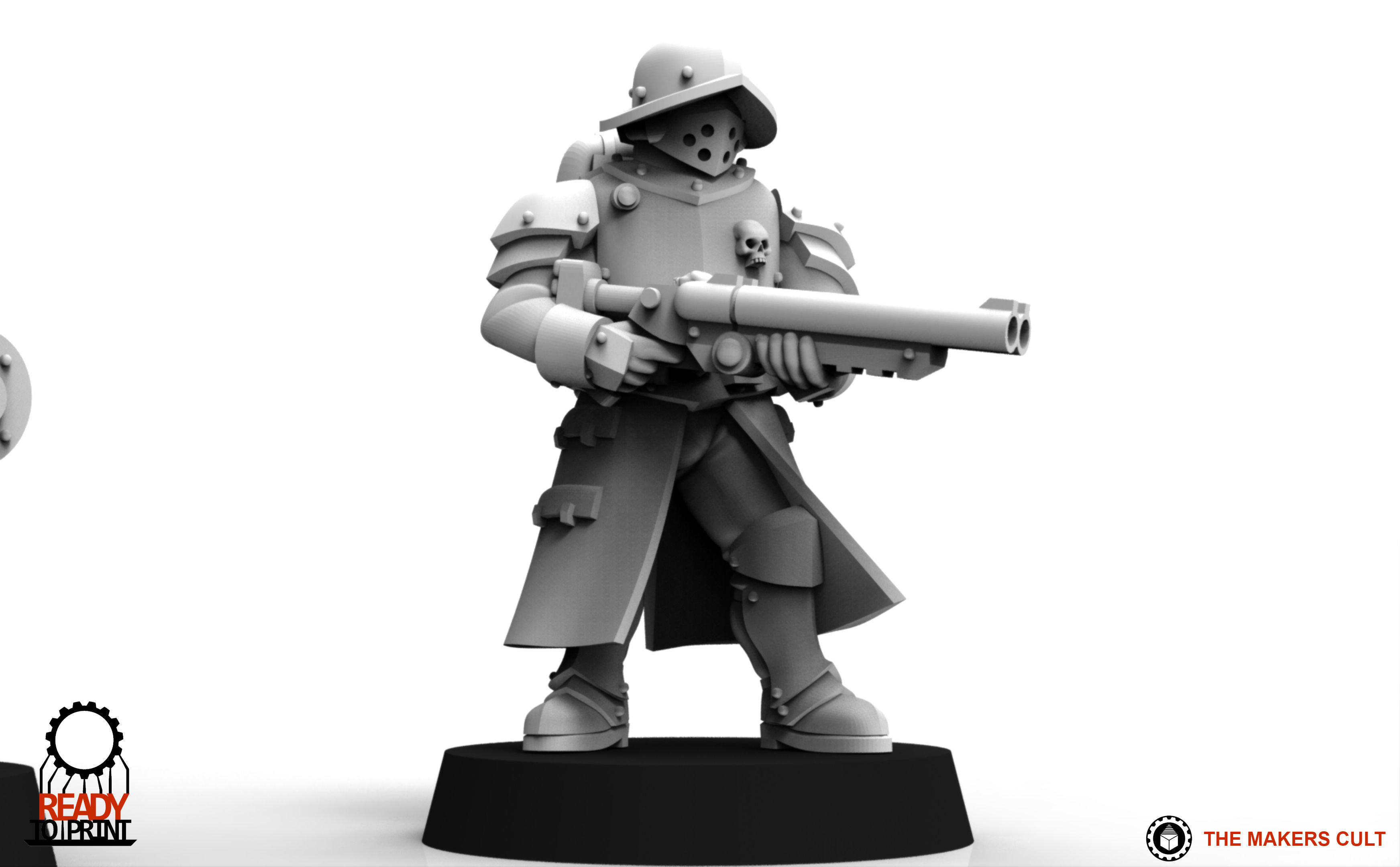 Feudal Guard Engineers 3D print model_7