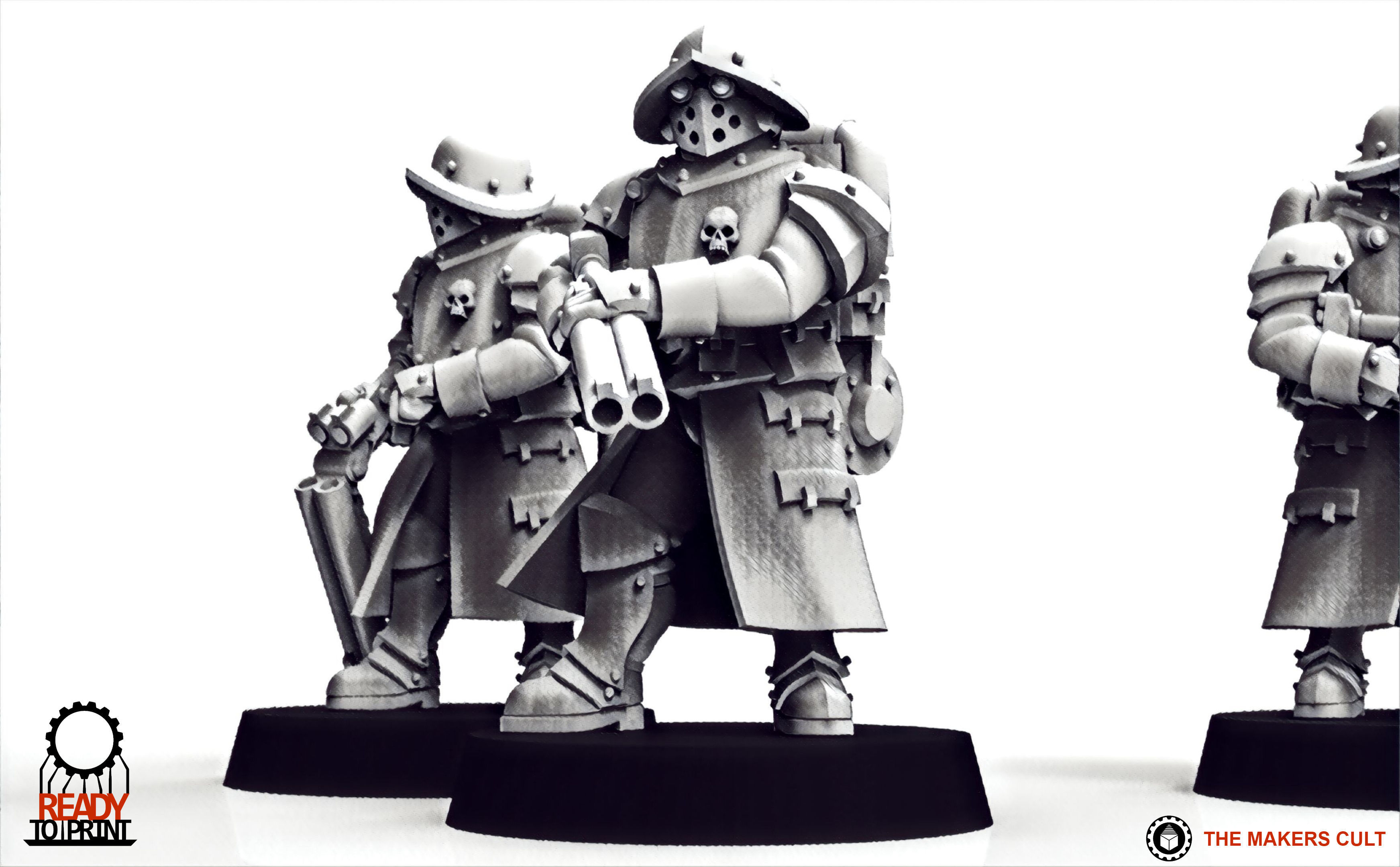 Feudal Guard Engineers 3D print model_15