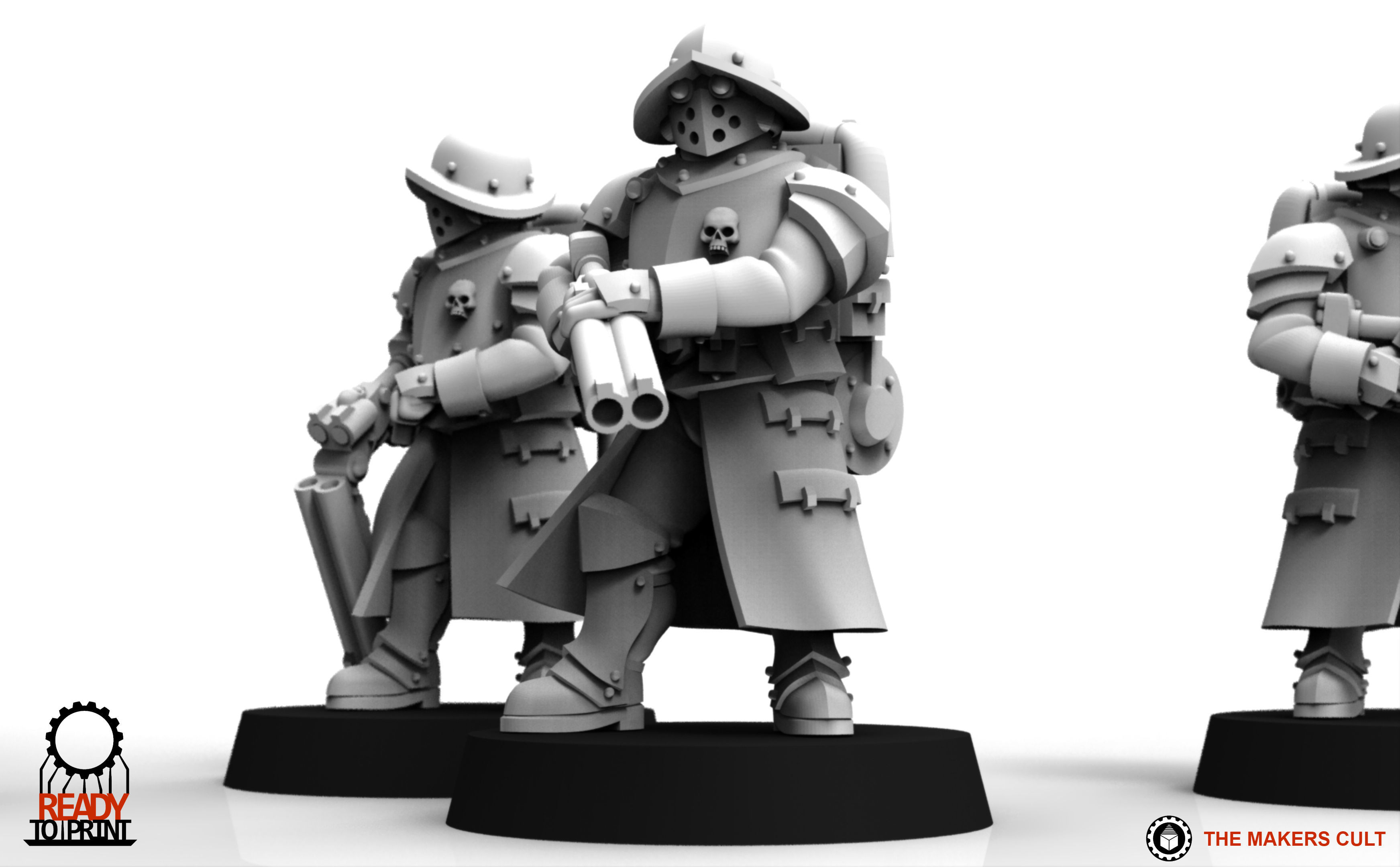 Feudal Guard Engineers 3D print model_20