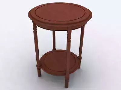 Antique Round Yew Table