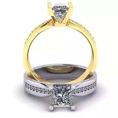  Ring of square stones 386 3D print model