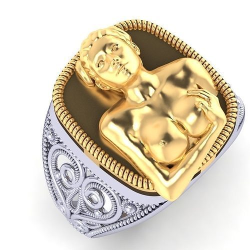 364  Girls Rings 3D print model