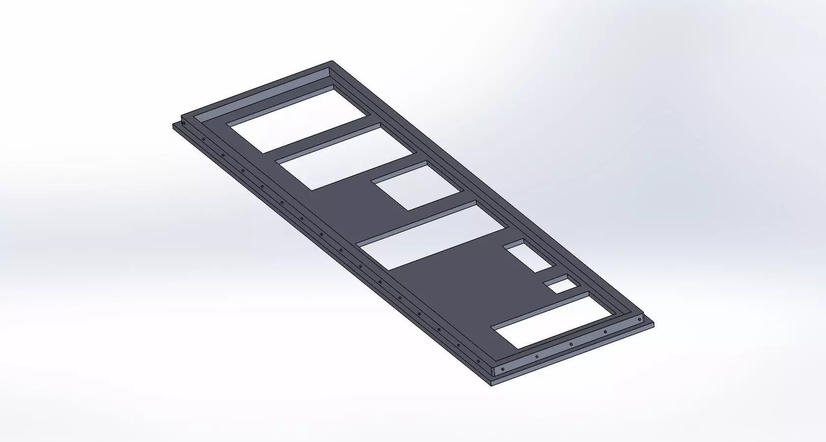 MSI X58 Big Bang - IO Shield - BackPlate 3D print model_0