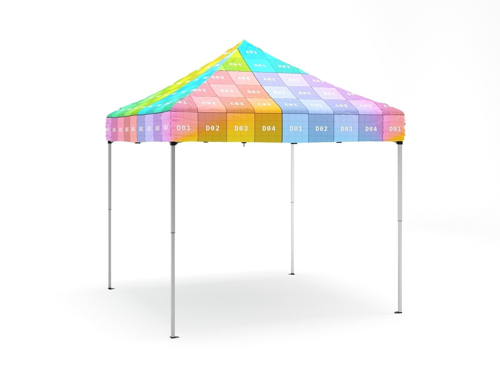Gazebo Commercial Event Canopy Tent 3D model_6