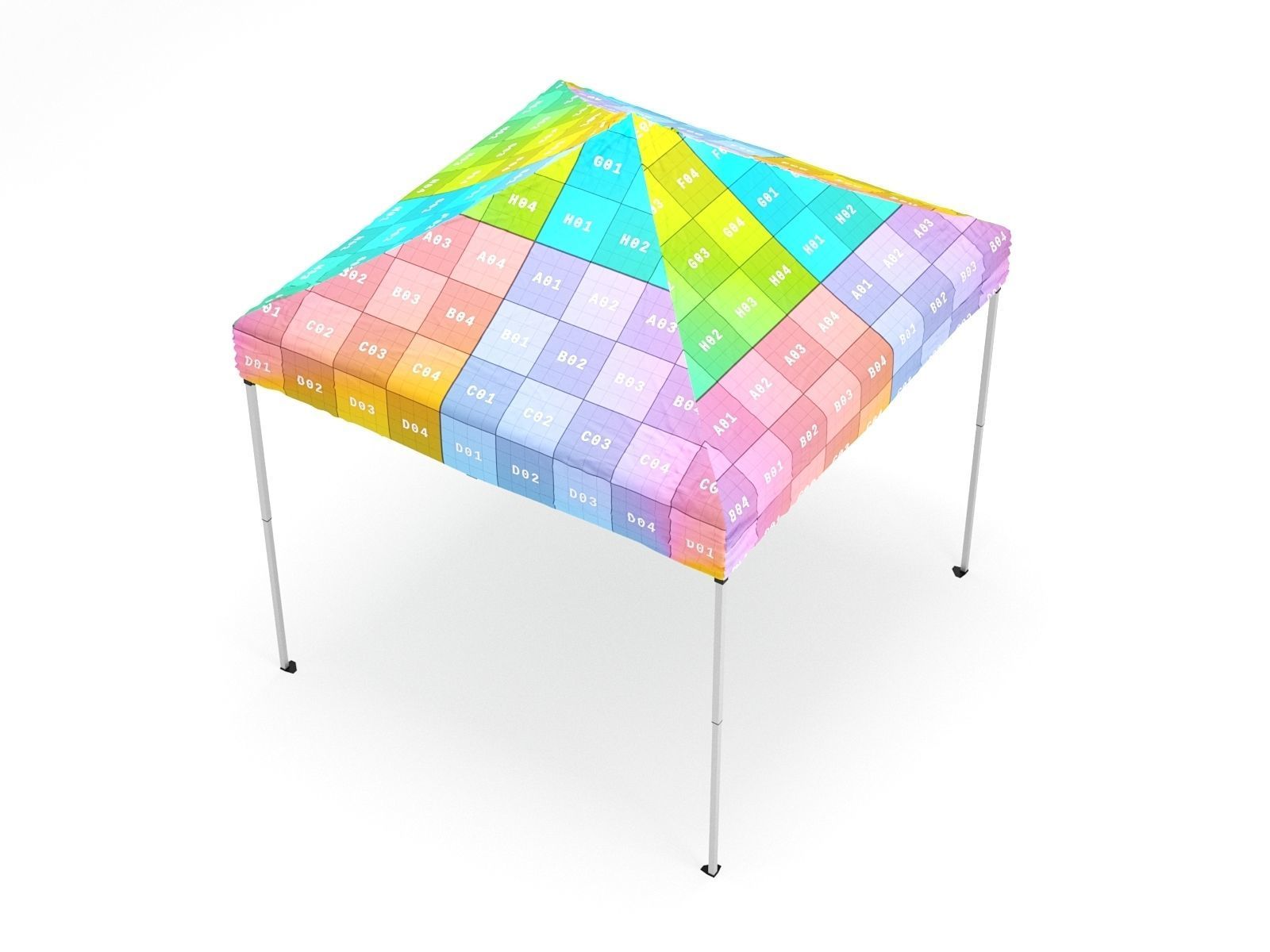 Gazebo Commercial Event Canopy Tent 3D model_7