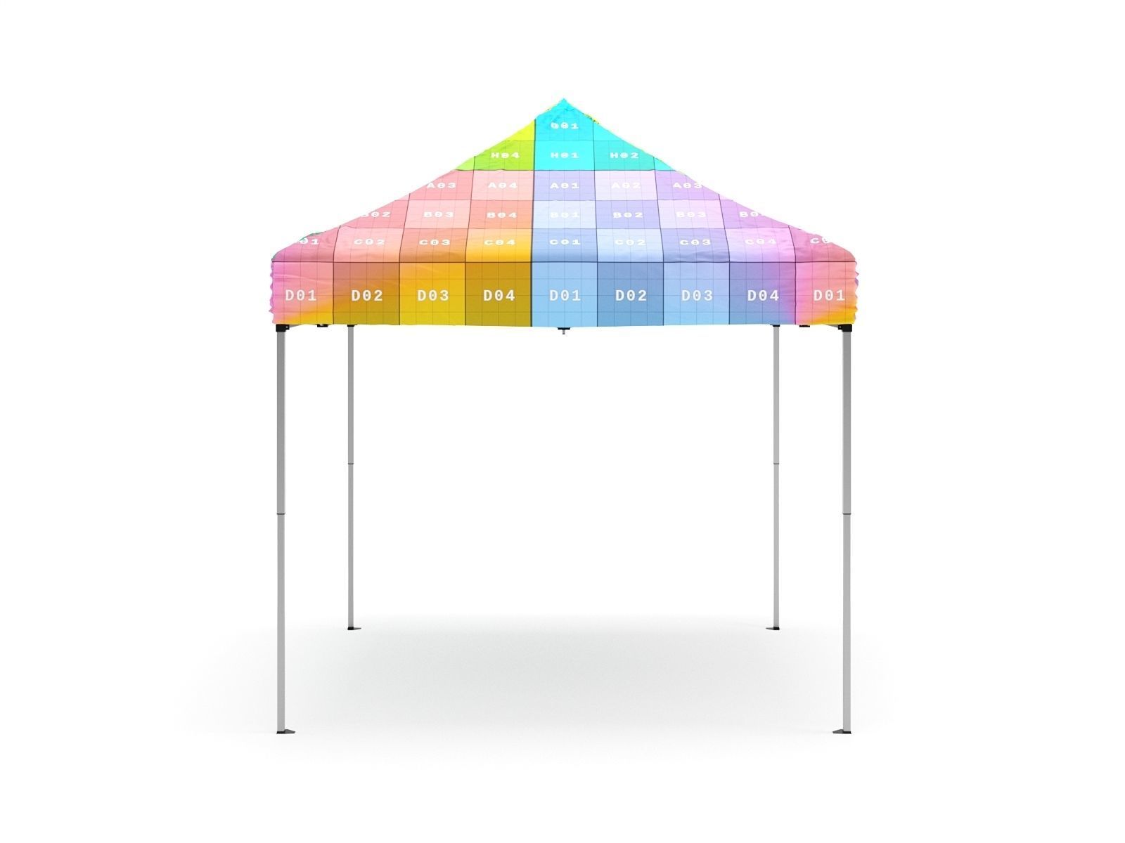 Gazebo Commercial Event Canopy Tent 3D model_5
