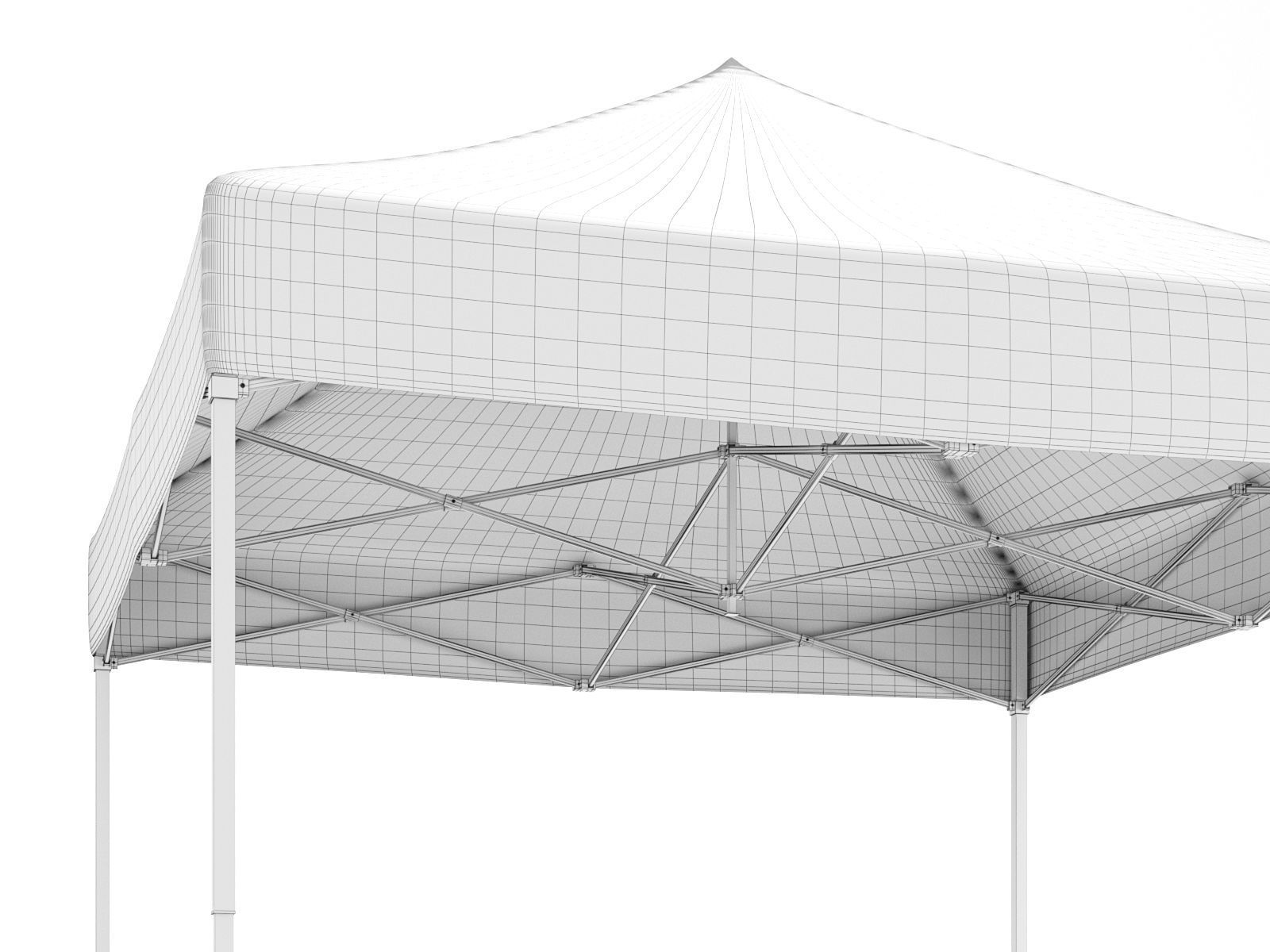 Gazebo Commercial Event Canopy Tent 3D model_12