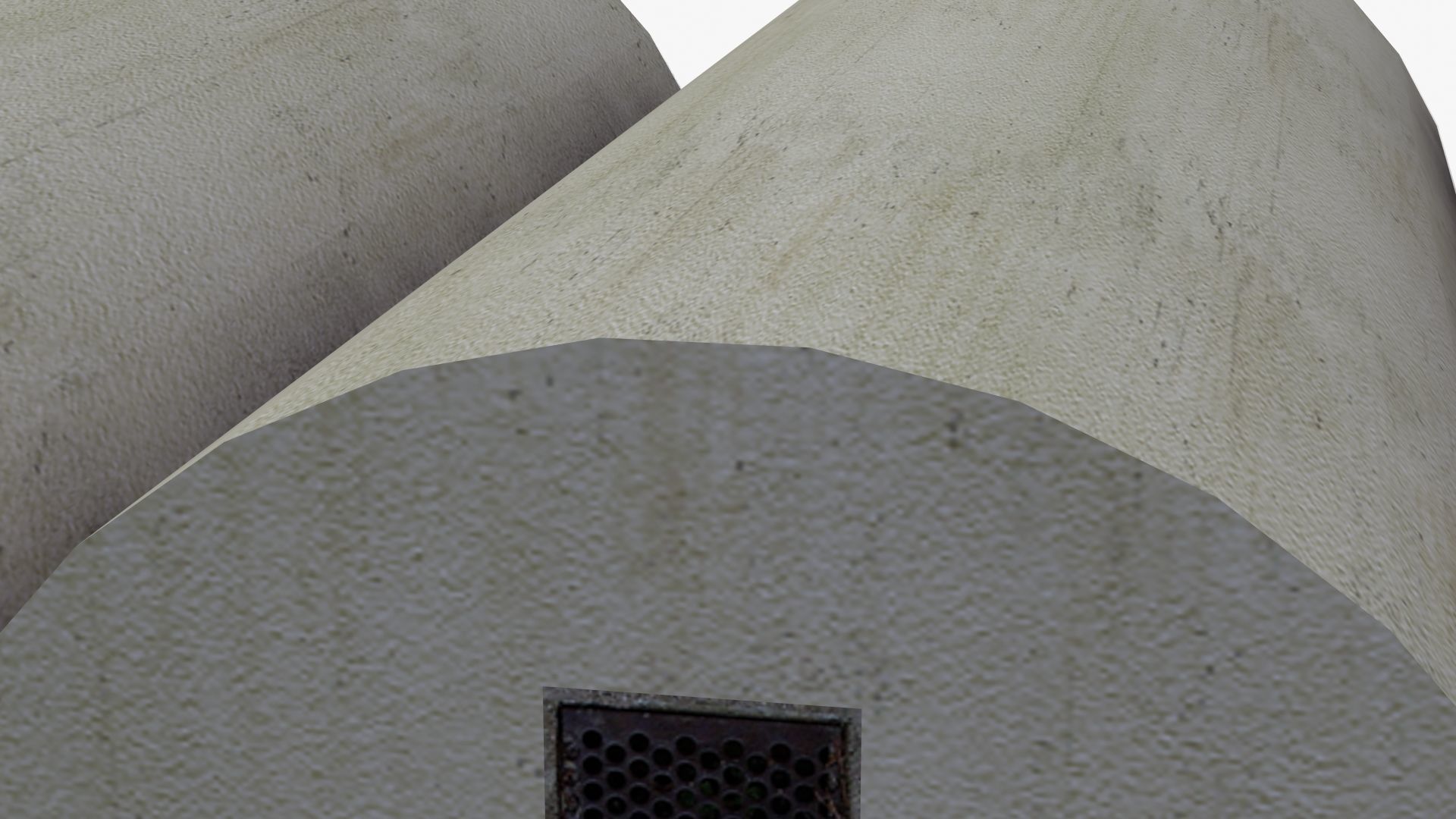 Grannary Building Low-poly 3D model_16