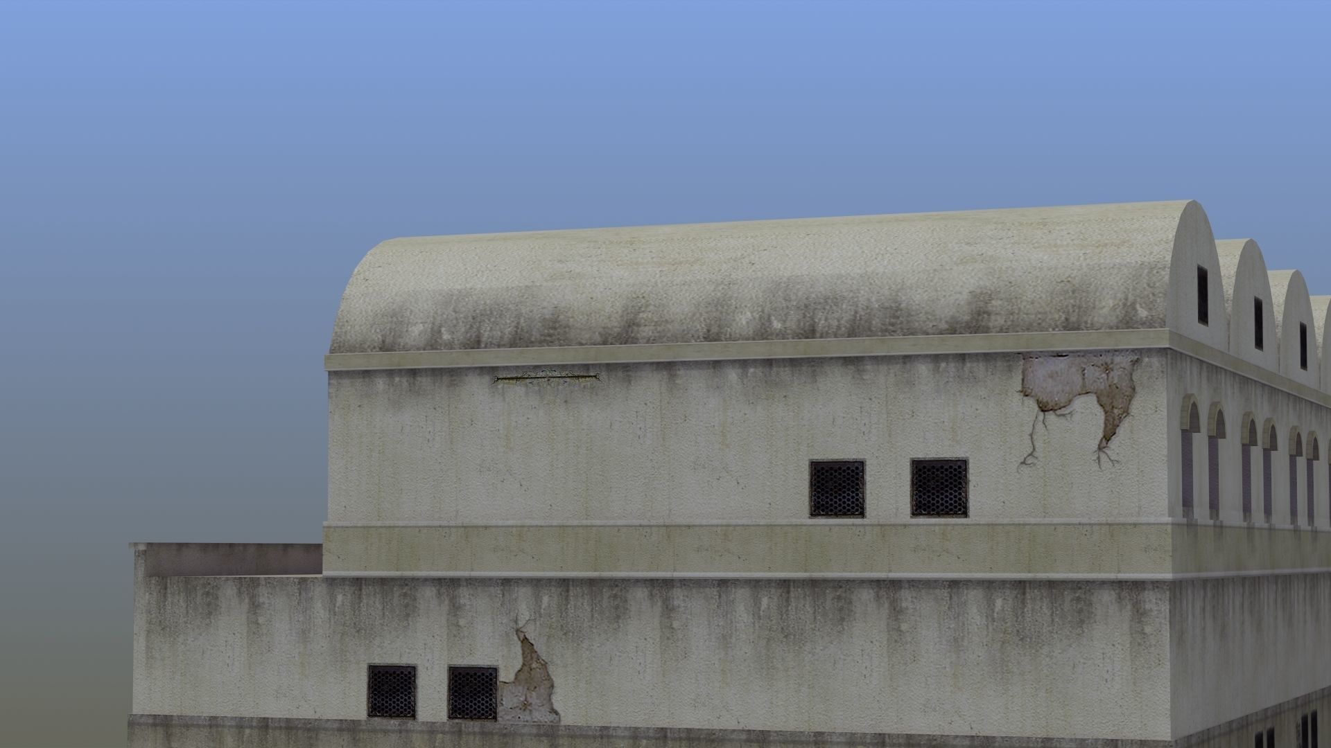 Grannary Building Low-poly 3D model_72