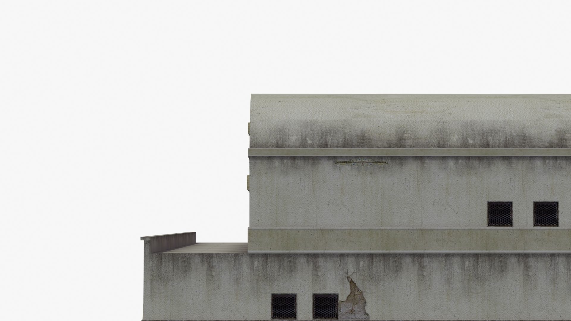 Grannary Building Low-poly 3D model_24