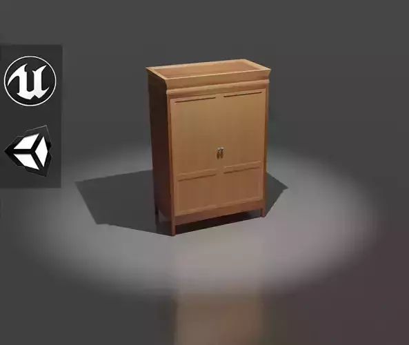 Wardrobe wooden cabinet