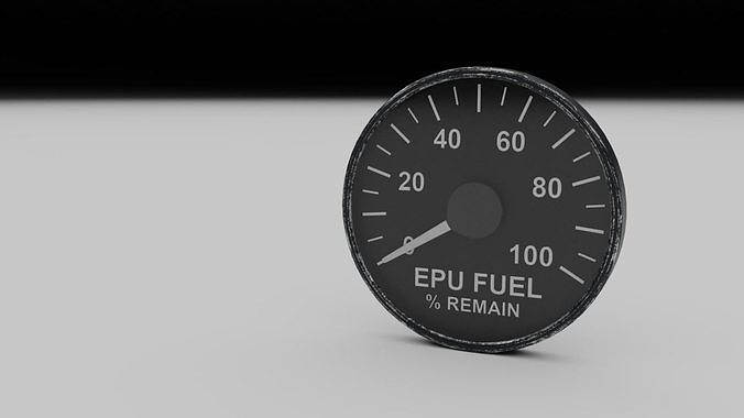 F16 EPU Fuel Gauge 3D model