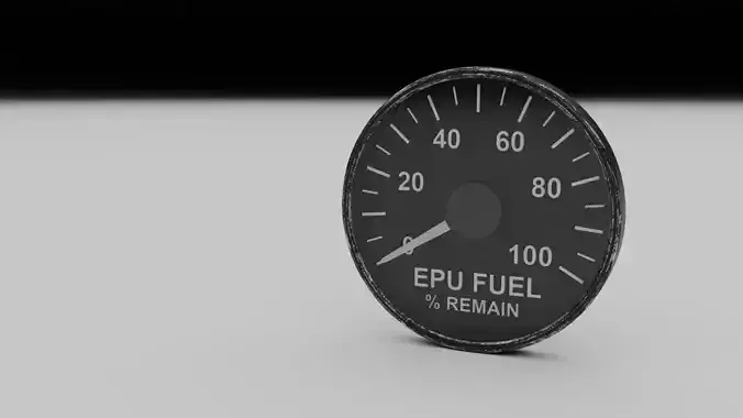 F16 EPU Fuel Gauge 3D model