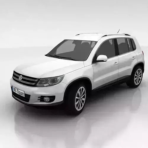VW Tiguan Low-poly 3D model