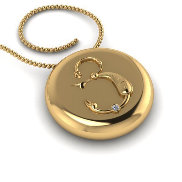 Bird-calligraphy pendants Ya 3D print model_27